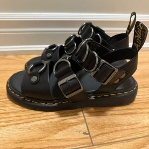 Dr. Martens GRYPHON ALTERNATIVE BRANDO LEATHER STRAP SANDALS